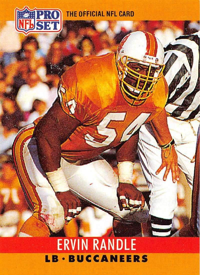 Amazon.com: 1990 Pro Set Football #315 Ervin Randle Tampa Bay
